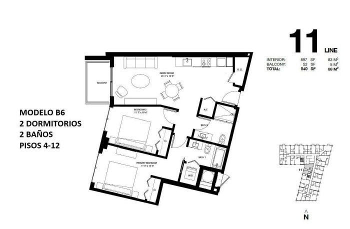 Departamento Venta Miami Florida