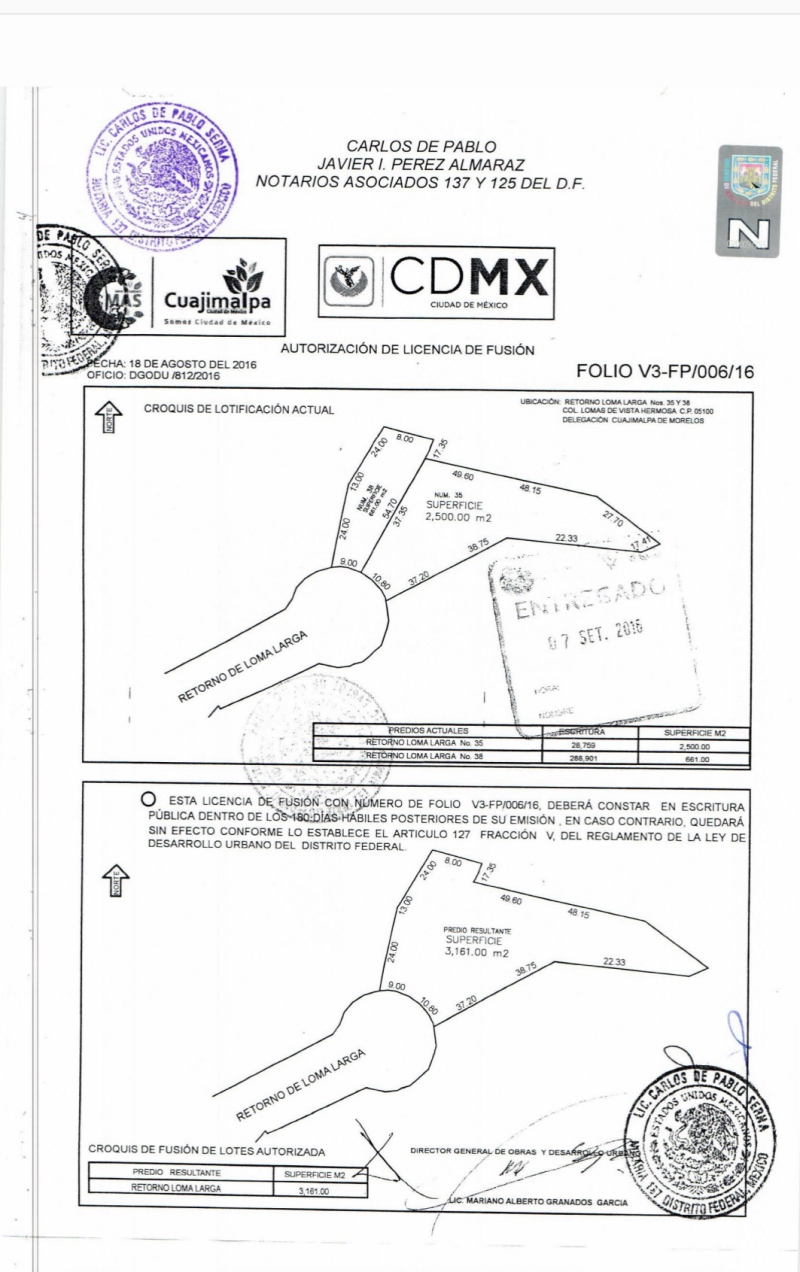 Terreno En Venta En Lomas De Vista Hermosa