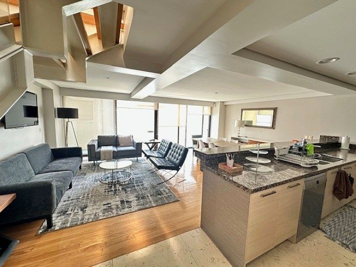 Polanco, Lafontaine,  Departamento AMUEBLADO Con Amplia Terraza Propia. Renta $65,000MN