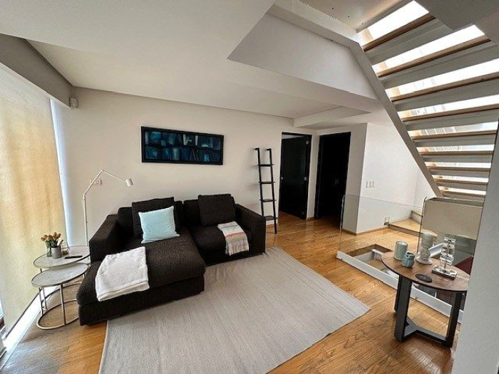 Polanco, Lafontaine,  Departamento AMUEBLADO Con Amplia Terraza Propia. Renta $65,000MN