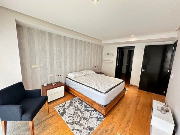 Polanco, Lafontaine,  Departamento AMUEBLADO Con Amplia Terraza Propia. Renta $65,000MN