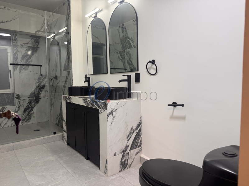renta departamento amueblado en polanco, 2 recamaras