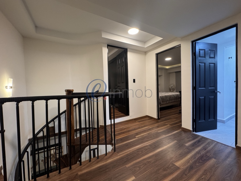 renta departamento amueblado en polanco, 2 recamaras
