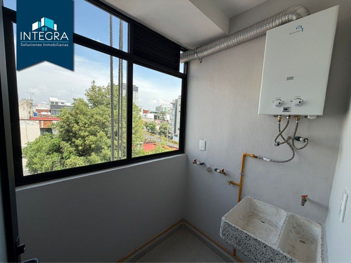 departamento en renta, av de los montes, portales oriente