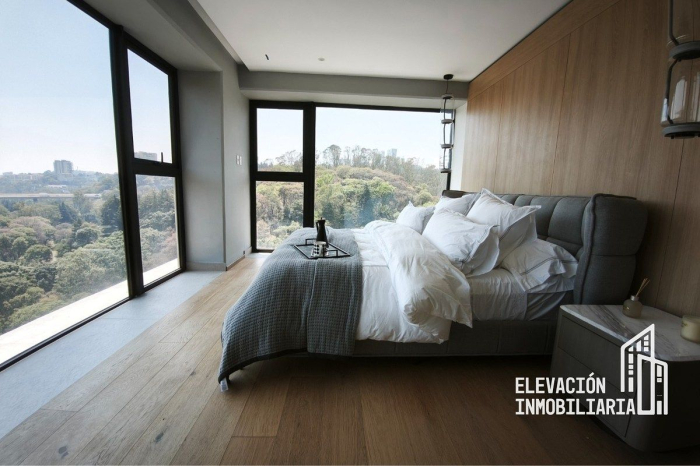 venta de departamento nuevo con terraza en bosque real huixquilucan
