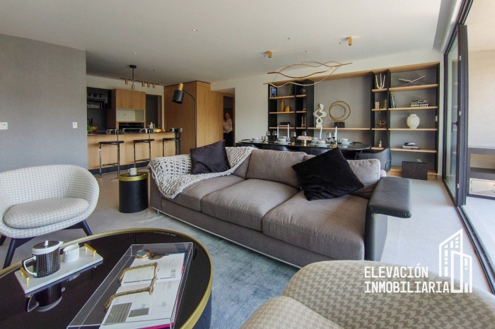 venta de departamento nuevo con terraza en bosque real huixquilucan