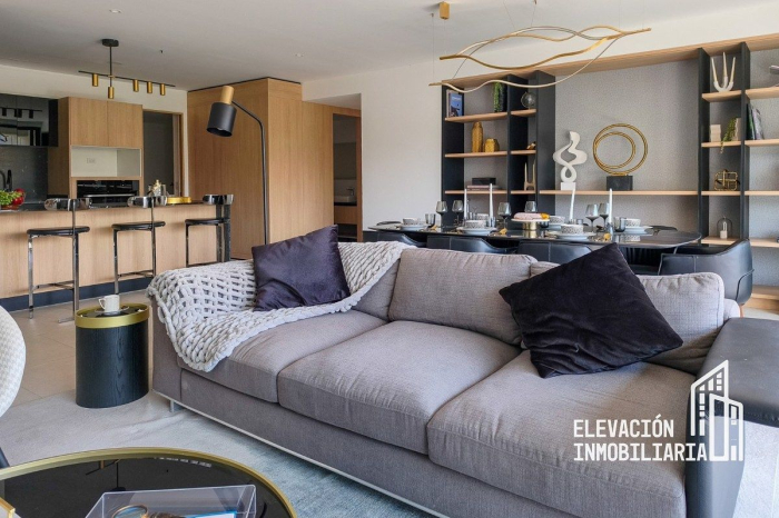 venta de departamento nuevo con terraza en bosque real huixquilucan