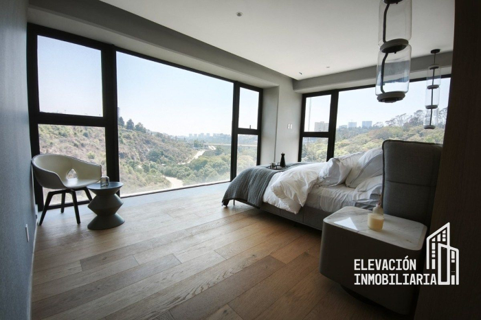 venta de departamento nuevo con terraza en bosque real huixquilucan