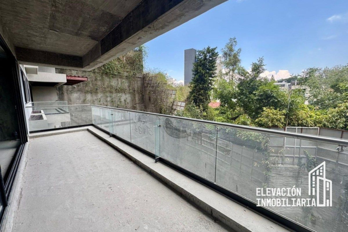 venta departamento con terraza, lomas de tecamachalco, naucalpan, edo.  méxico
