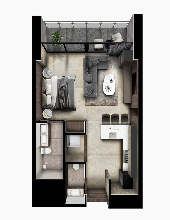 Venta De Loft Con Terraza, Green House, Interlomas, Huixquilucan.