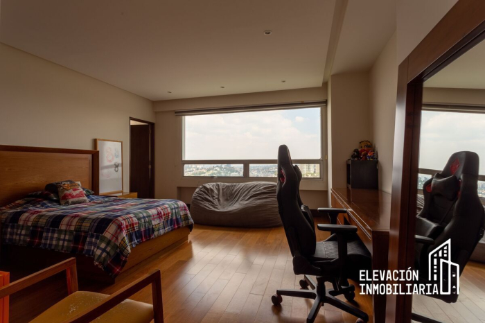 venta de departamento con terraza, bosque real, huixquilucan, estado de méxico.