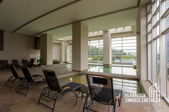 venta de departamento con terraza, bosque real, huixquilucan, estado de méxico.