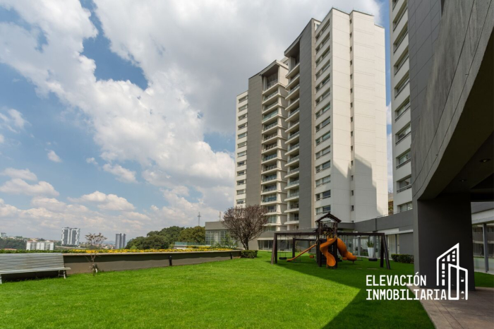 venta de departamento con terraza, bosque real, huixquilucan, estado de méxico.