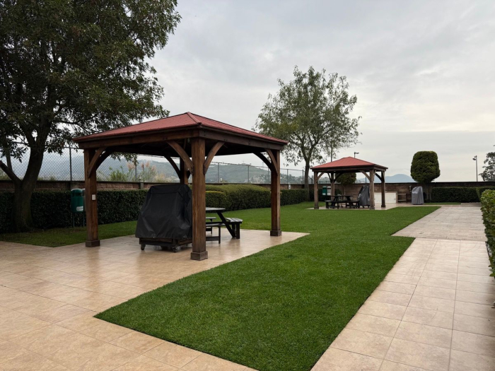venta de departamento con terraza punta horizonte, bosque real