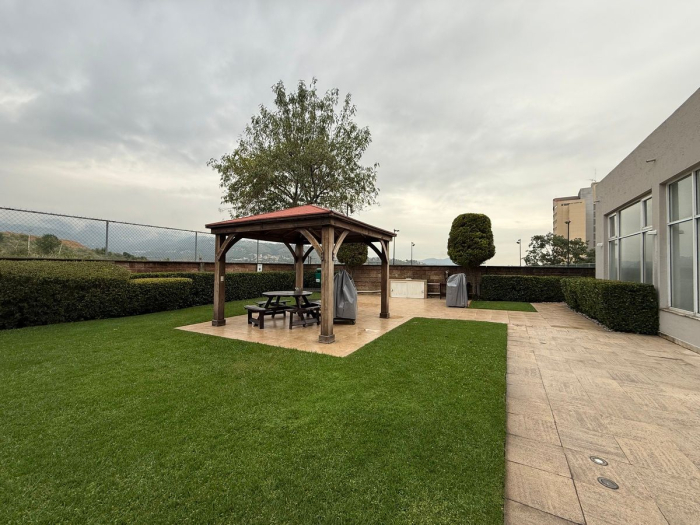 venta de departamento con terraza punta horizonte, bosque real