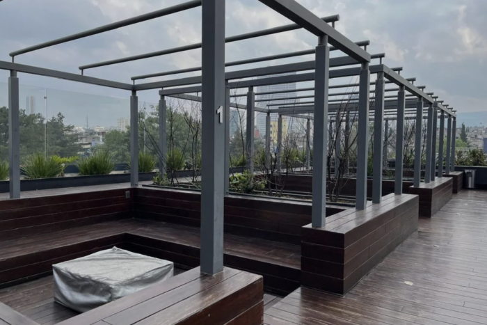 venta de departamento be grand park bosques, hacienda de las palmas, huix.
