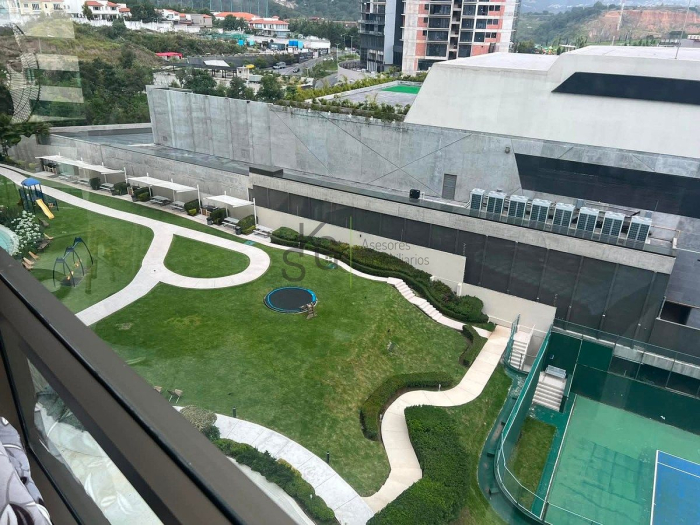 departamento en renta en residencial isla de agua, interlomas