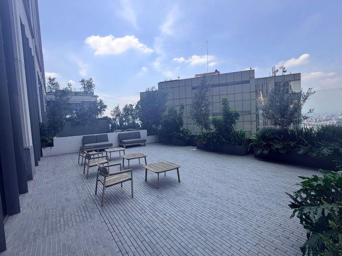 departamento amueblado en renta en be grand reforma