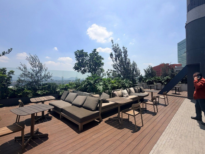 departamento amueblado en renta en be grand reforma