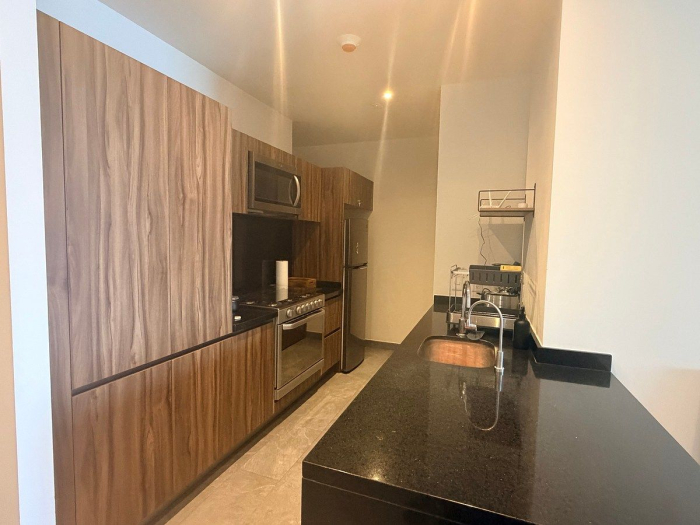 departamento amueblado en renta en be grand reforma