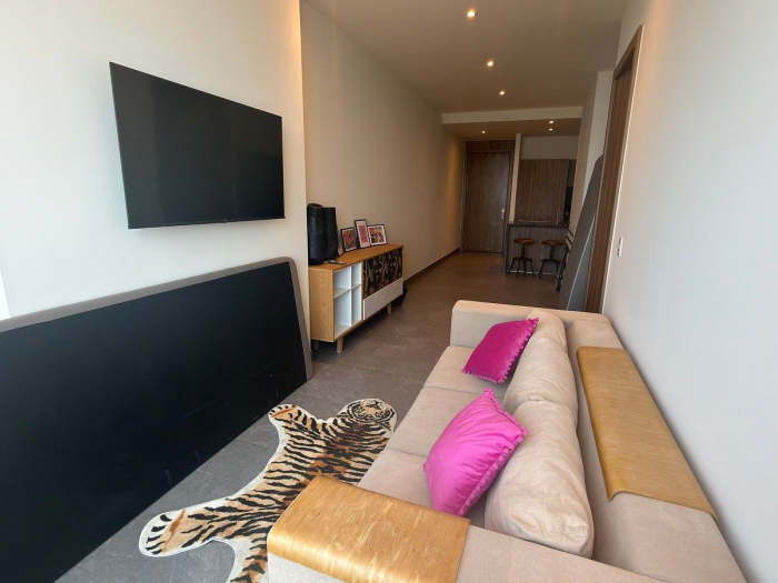 departamento amueblado en renta en be grand reforma