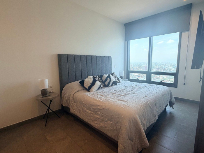 departamento amueblado en renta en be grand reforma