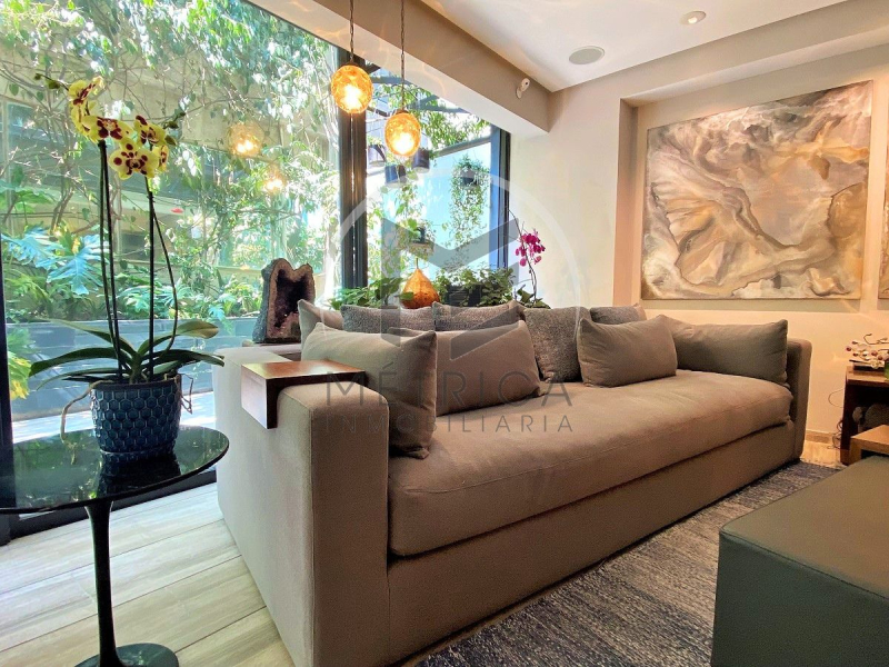 departamento tipo garden amueblado y equipado en renta en polanco: