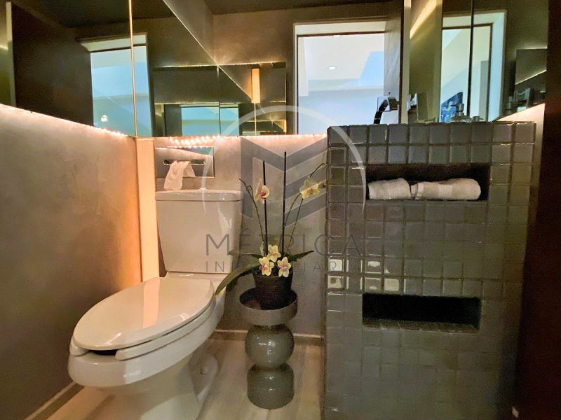 departamento tipo garden amueblado y equipado en renta en polanco: