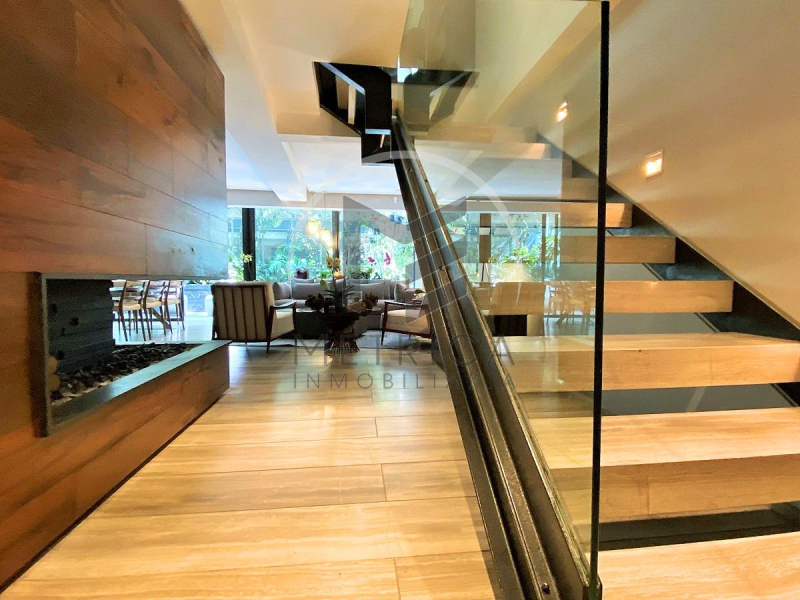 departamento tipo garden amueblado y equipado en renta en polanco: