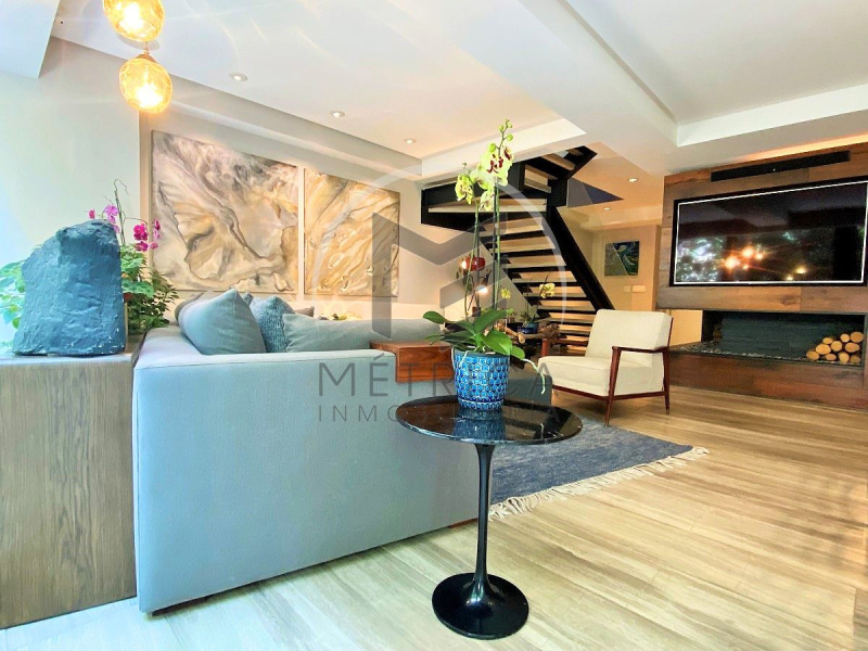 departamento tipo garden amueblado y equipado en renta en polanco: