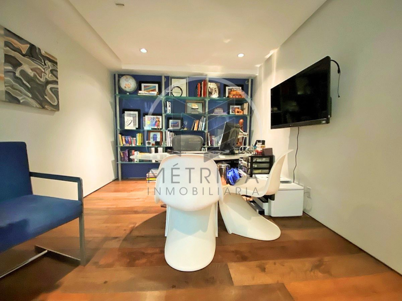 departamento tipo garden amueblado y equipado en renta en polanco: