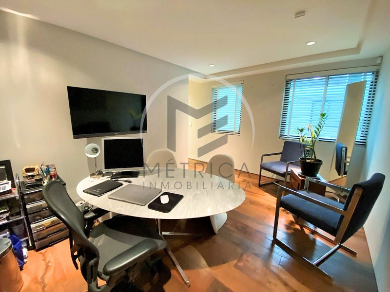 departamento tipo garden amueblado y equipado en renta en polanco: