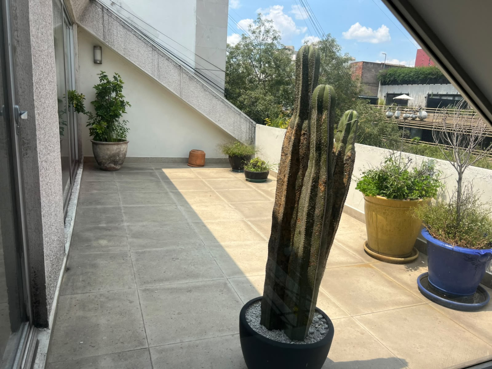 departamento renta polanco ph de 2 niveles con terraza