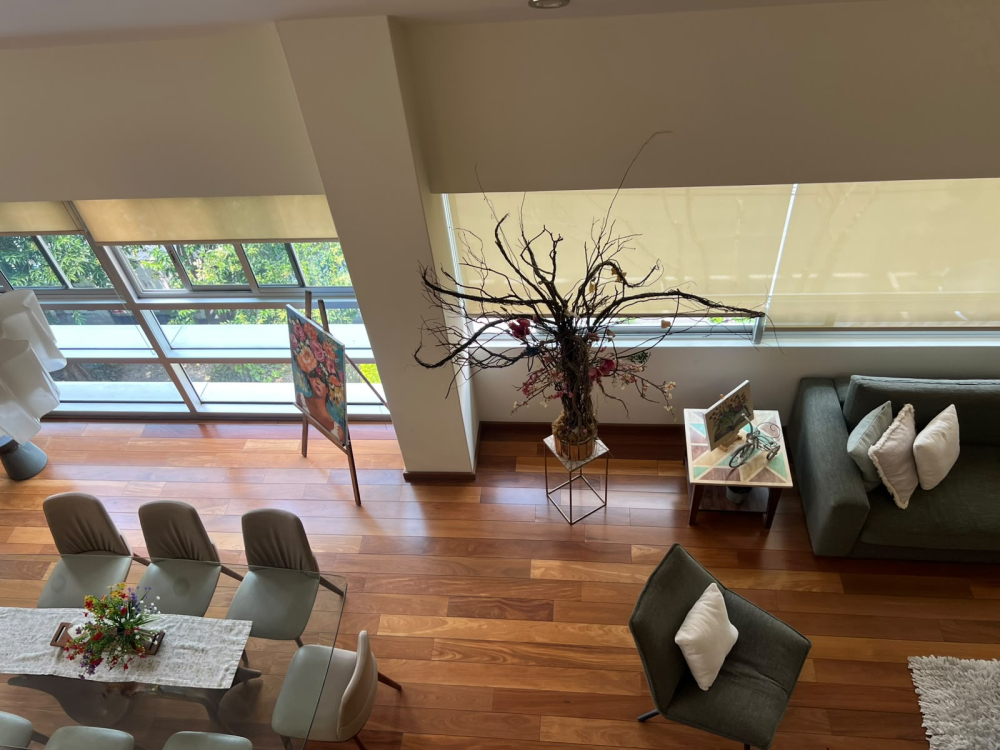 departamento renta polanco ph de 2 niveles con terraza
