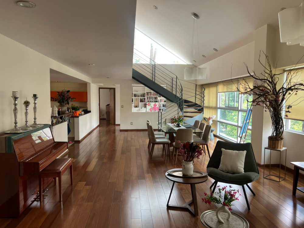 departamento renta polanco ph de 2 niveles con terraza