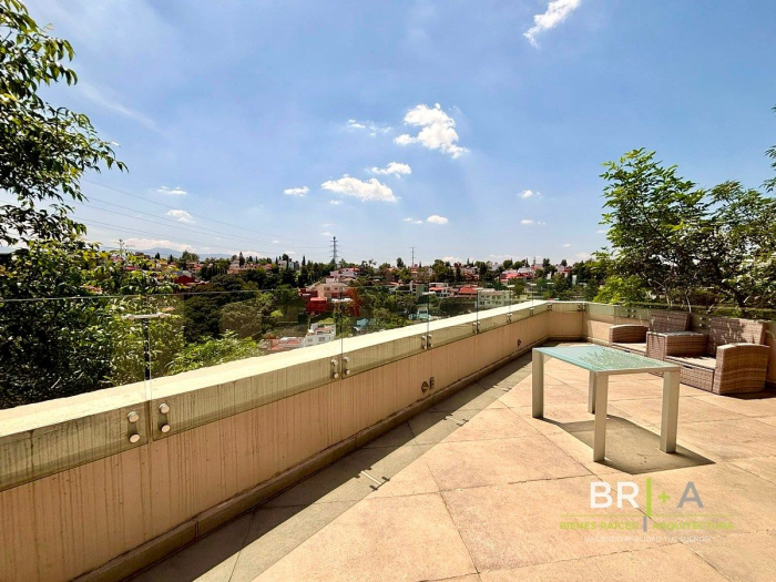 departamento en renta 4 recámaras y terraza pórticos lomas anáhuac