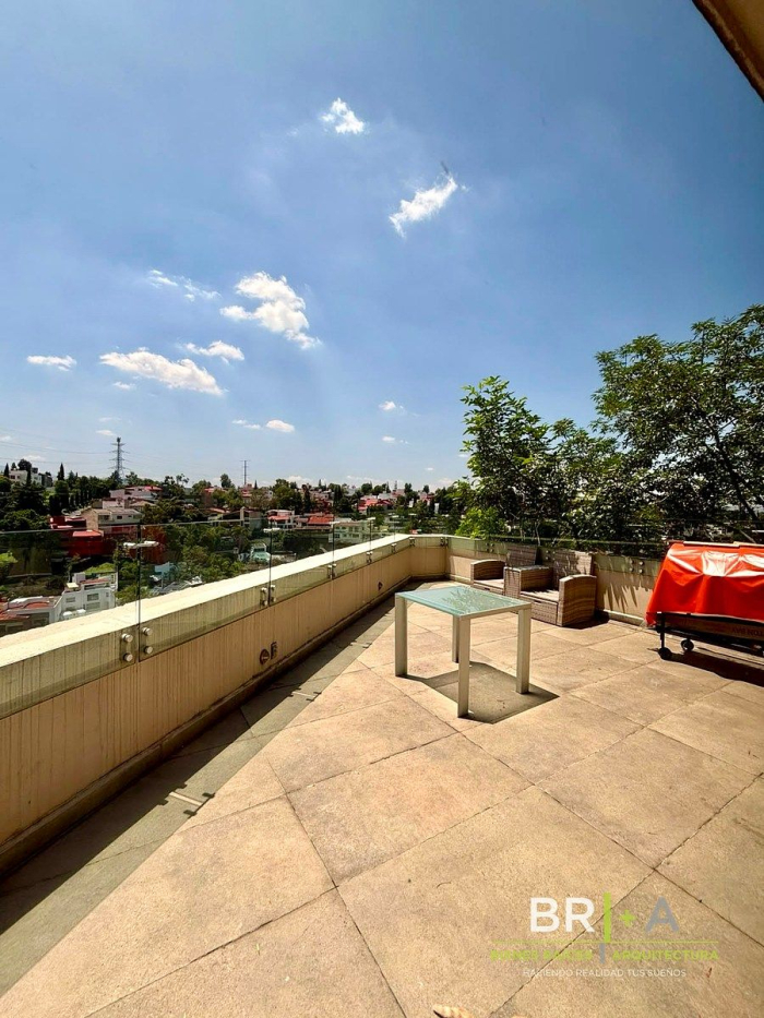 departamento en renta 4 recámaras y terraza pórticos lomas anáhuac