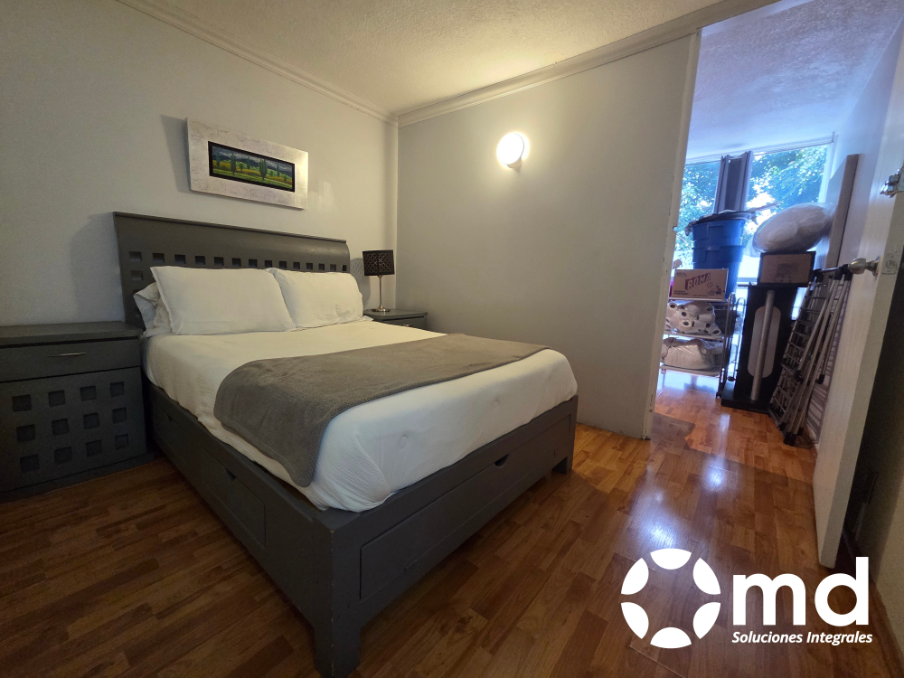 departamento amueblado en renta en la del valle centro santa cruz atoyac