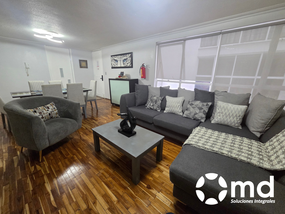 departamento amueblado en renta en la del valle centro santa cruz atoyac