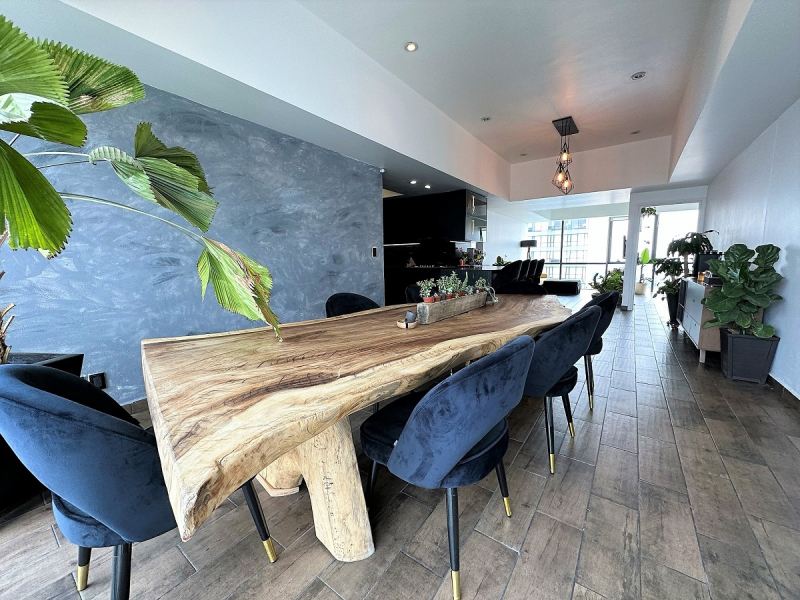 departamento ph en renta en central park interlomas semiamueblado: