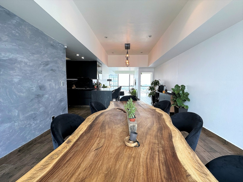 departamento ph en renta en central park interlomas semiamueblado: