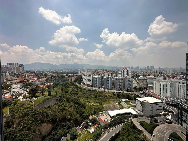 departamento ph en renta en central park interlomas semiamueblado: