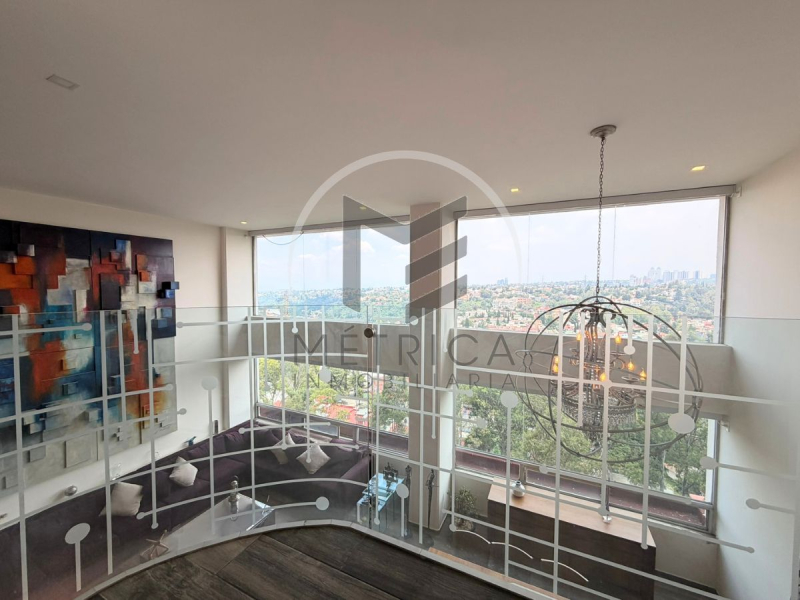  ph en dos niveles en venta en bosque de minas, remodelado y con vista panorámica