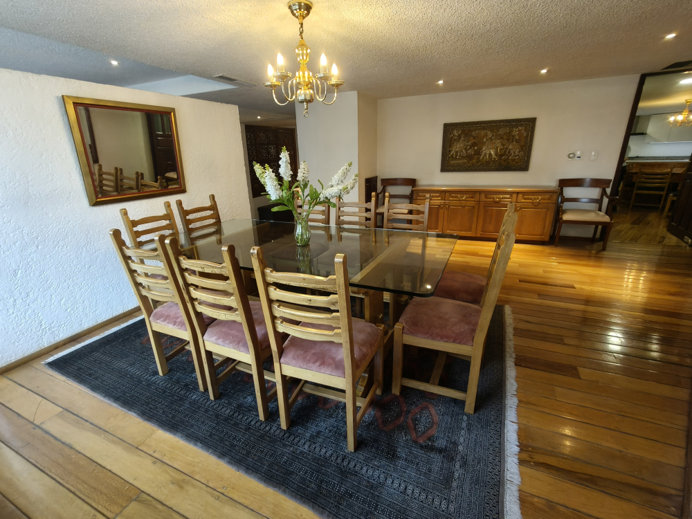 DEPARTAMENTO AMUEBLADO EN RENTA EN LOMAS DE CHAPULTEPEC