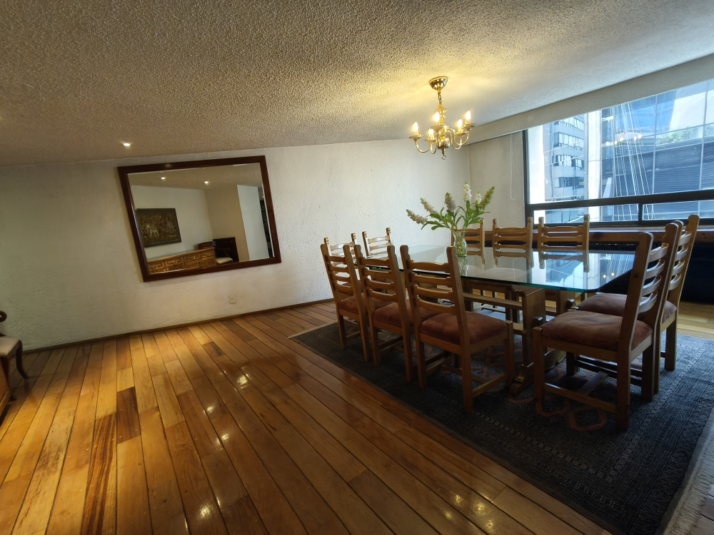 DEPARTAMENTO AMUEBLADO EN RENTA EN LOMAS DE CHAPULTEPEC