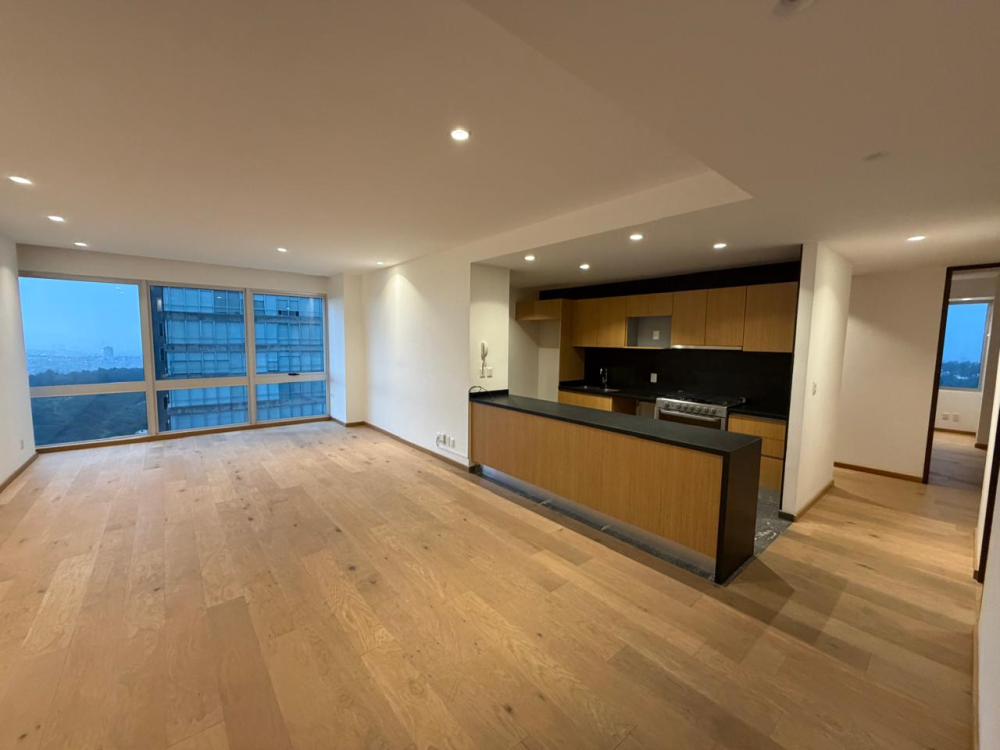 departamento en renta - tres cumbres - santa fe 