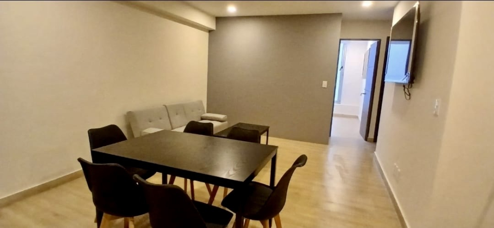 departamento en renta, amueblado, en bosque de las palmas