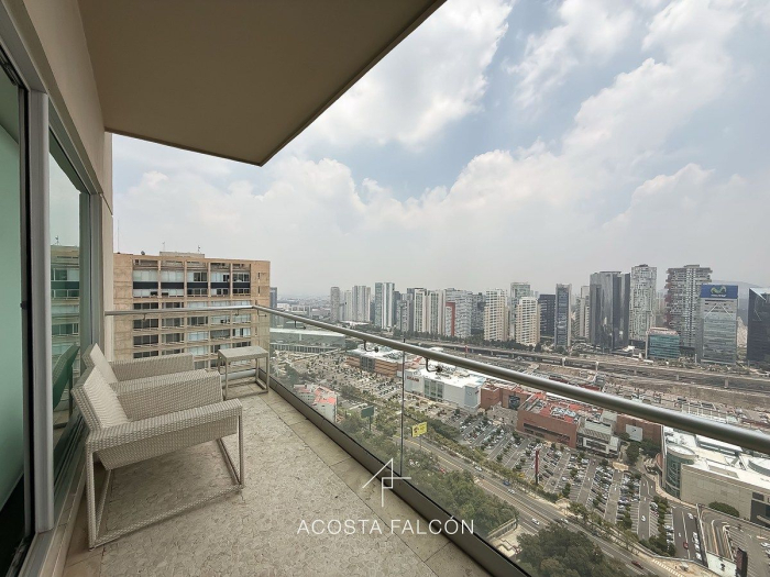 bello departamento en renta en reforma santa fe