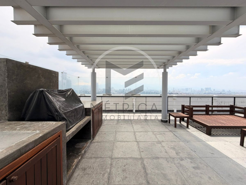 departamento en venta en tecamachalco (piso alto)