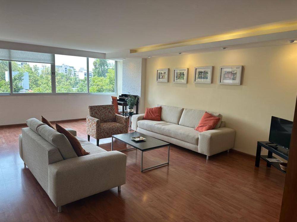 departamento amueblado y remodelado en campos elíseos, polanco.